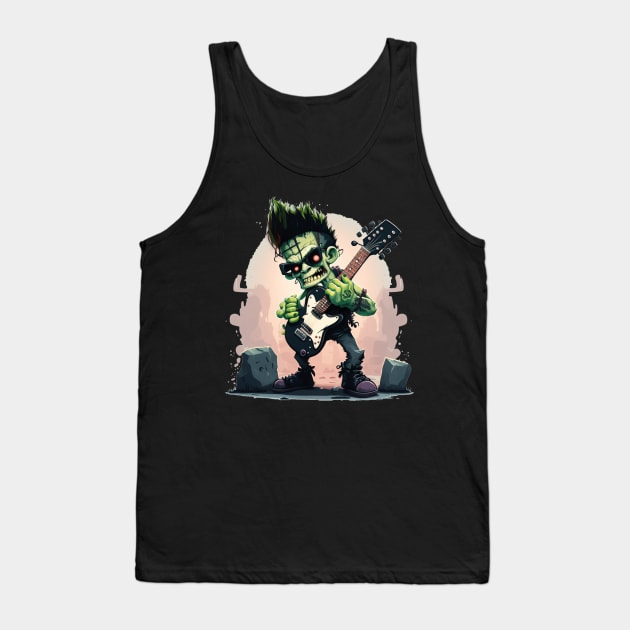 frankenstein Tank Top by Trontee